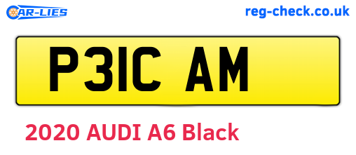 P31CAM are the vehicle registration plates.