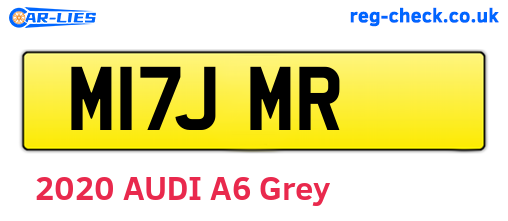 M17JMR are the vehicle registration plates.