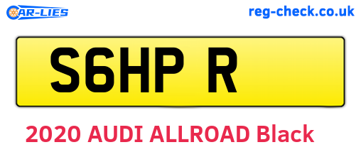 S6HPR are the vehicle registration plates.
