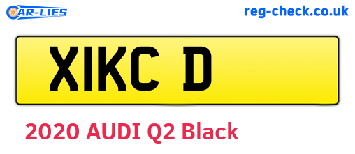 X1KCD are the vehicle registration plates.