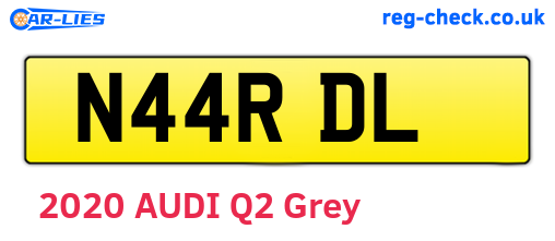 N44RDL are the vehicle registration plates.