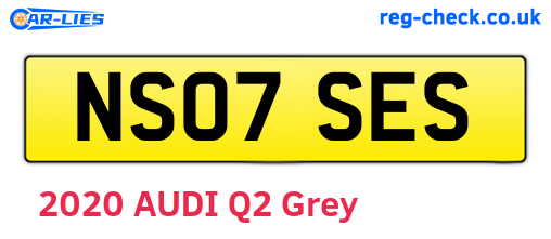 NS07SES are the vehicle registration plates.