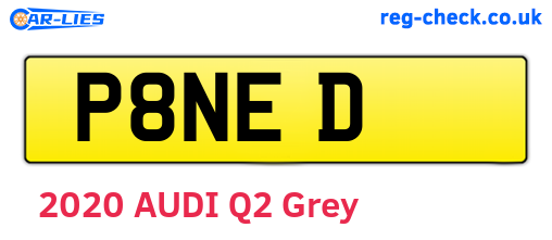 P8NED are the vehicle registration plates.