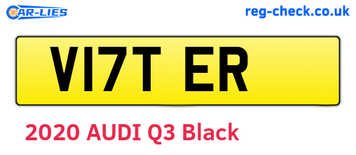 V17TER are the vehicle registration plates.