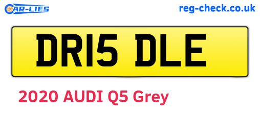 DR15DLE are the vehicle registration plates.