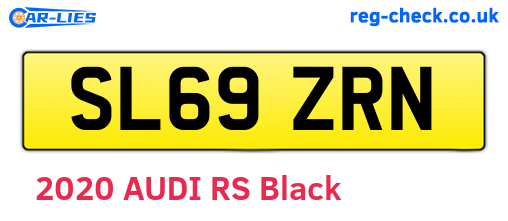 SL69ZRN are the vehicle registration plates.