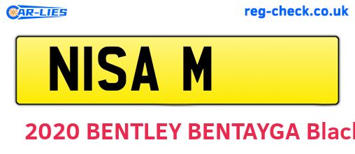 N1SAM are the vehicle registration plates.