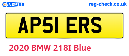 AP51ERS are the vehicle registration plates.
