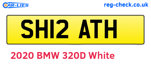 SH12ATH are the vehicle registration plates.