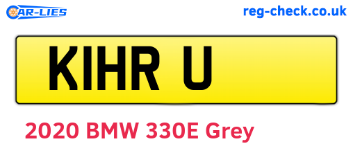 K1HRU are the vehicle registration plates.