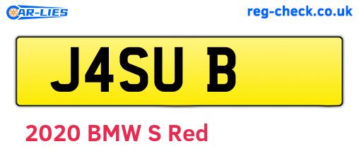 J4SUB are the vehicle registration plates.