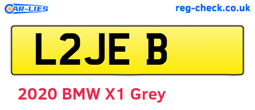 L2JEB are the vehicle registration plates.