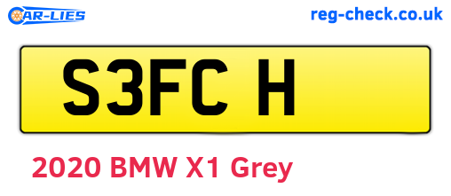 S3FCH are the vehicle registration plates.