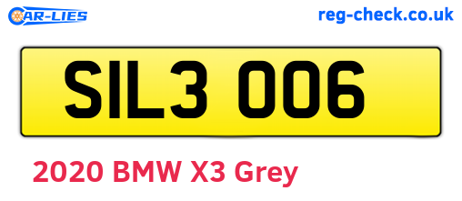 SIL3006 are the vehicle registration plates.