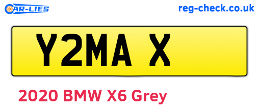 Y2MAX are the vehicle registration plates.