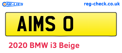 A1MSO are the vehicle registration plates.