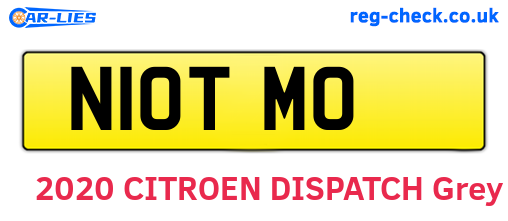 N10TMO are the vehicle registration plates.