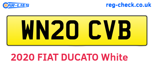 WN20CVB are the vehicle registration plates.