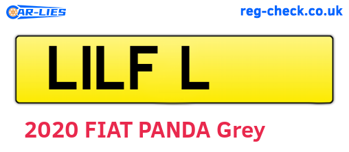 L1LFL are the vehicle registration plates.