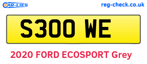 S30OWE are the vehicle registration plates.
