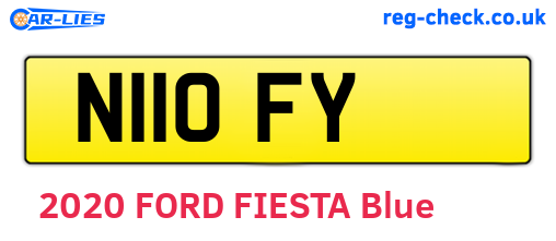 N11OFY are the vehicle registration plates.