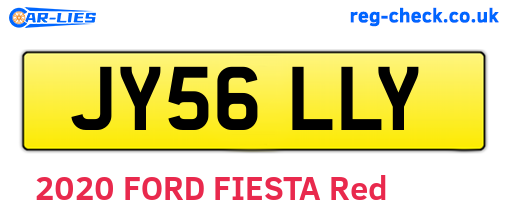 JY56LLY are the vehicle registration plates.