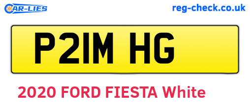 P21MHG are the vehicle registration plates.