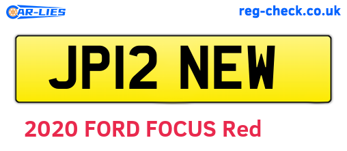 JP12NEW are the vehicle registration plates.