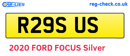 R29SUS are the vehicle registration plates.