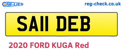 SA11DEB are the vehicle registration plates.