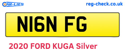 N16NFG are the vehicle registration plates.