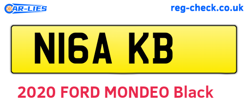 N16AKB are the vehicle registration plates.