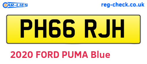 PH66RJH are the vehicle registration plates.
