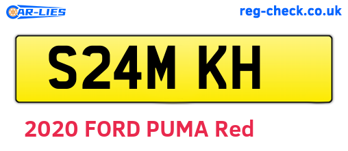 S24MKH are the vehicle registration plates.