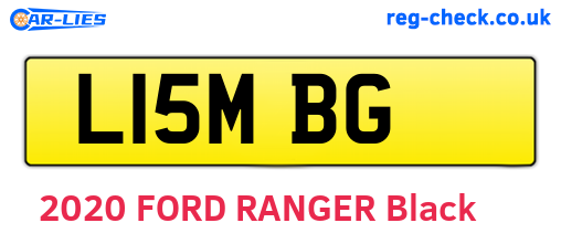 L15MBG are the vehicle registration plates.