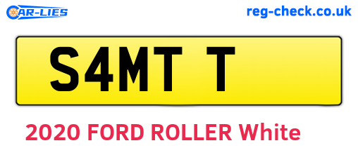 S4MTT are the vehicle registration plates.