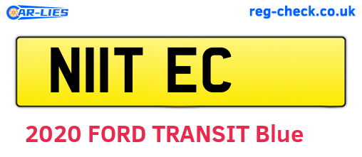 N11TEC are the vehicle registration plates.