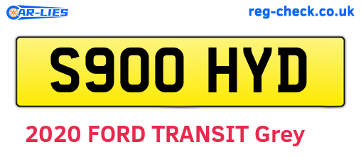 S900HYD are the vehicle registration plates.