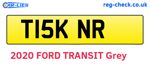 T15KNR are the vehicle registration plates.