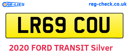 LR69COU are the vehicle registration plates.