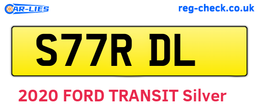 S77RDL are the vehicle registration plates.