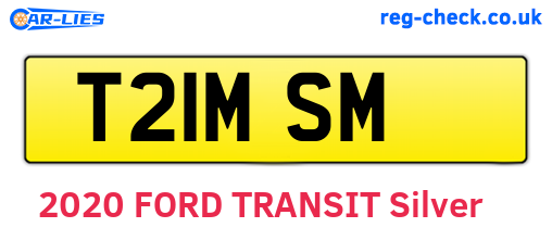 T21MSM are the vehicle registration plates.