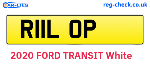 R11LOP are the vehicle registration plates.