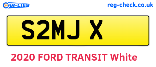 S2MJX are the vehicle registration plates.