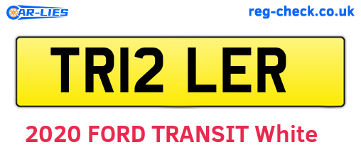 TR12LER are the vehicle registration plates.