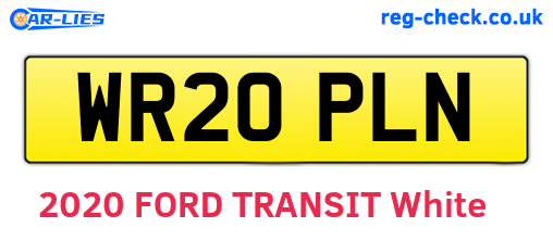 WR20PLN are the vehicle registration plates.
