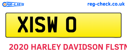 X1SWO are the vehicle registration plates.