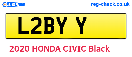 L2BYY are the vehicle registration plates.