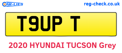 T9UPT are the vehicle registration plates.