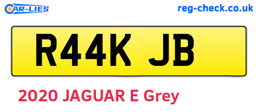 R44KJB are the vehicle registration plates.